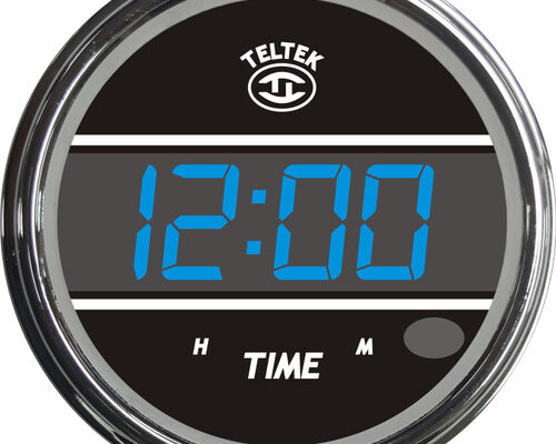CLOCK 12/24 HR (GREEN)